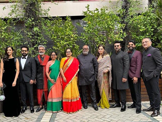 RRR Family At Golden Globes 2023